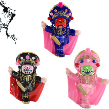 FQ nuevo diseño popular chino tradicional Sichuan Opera Face pequeña muñeca del arte